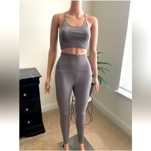 Grey Active Yoga Set
